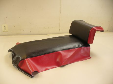 VINTAGE 70-71 YAMAHA SL 292/338 BLK / RED SNOWMOBILE SEAT COVER SET *NEW*