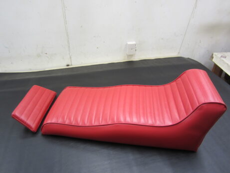 71-72 POLARIS MUSTANG VINTAGE SNOWMOBILE SEAT COVER *RED*