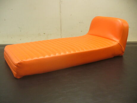 69-71 JOHNSON SKEEHORSE ORANGE PLEAT SNOWMOBILE SEAT COVER